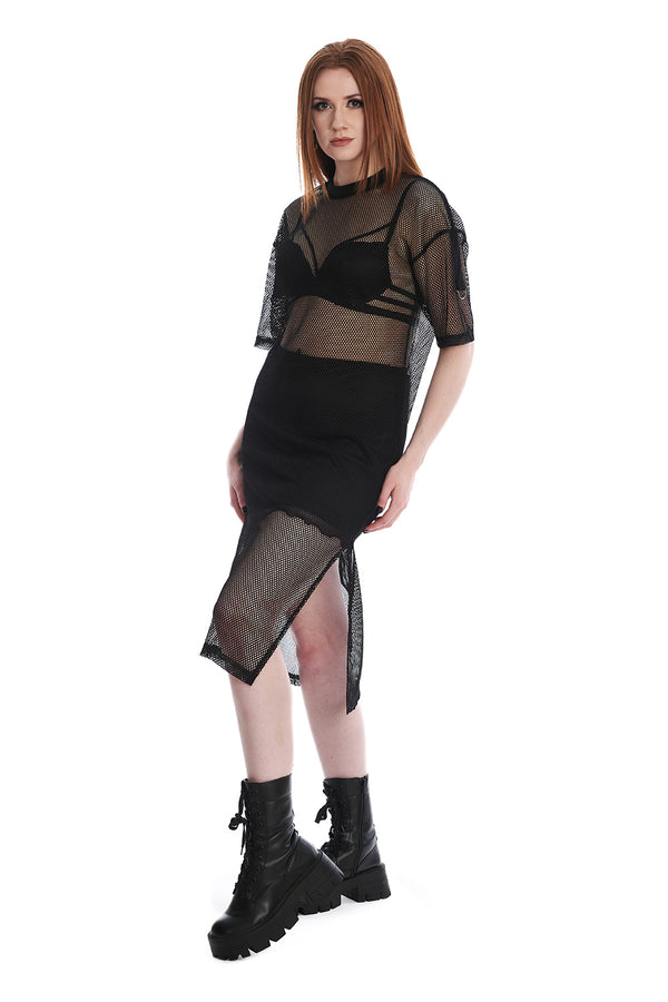 Banned Alternative Banned Alternative WANDA FISHNET DRESS