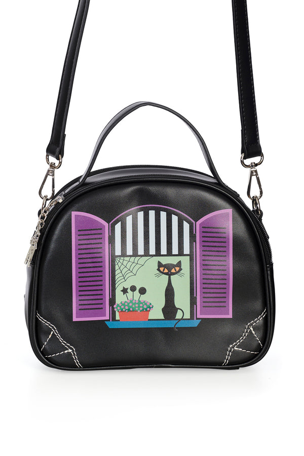 banned alternative Banned Alternative WINDOW CAT SHOULDER BAG