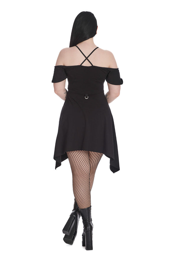 Banned Alternative Banned Alternative WITCHING YOUR THOUGHTS OFF SHOULDER DRESS