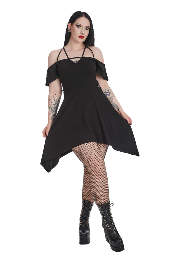 banned alternative Banned Alternative WITCHING YOUR THOUGHTS OFF SHOULDER DRESS
