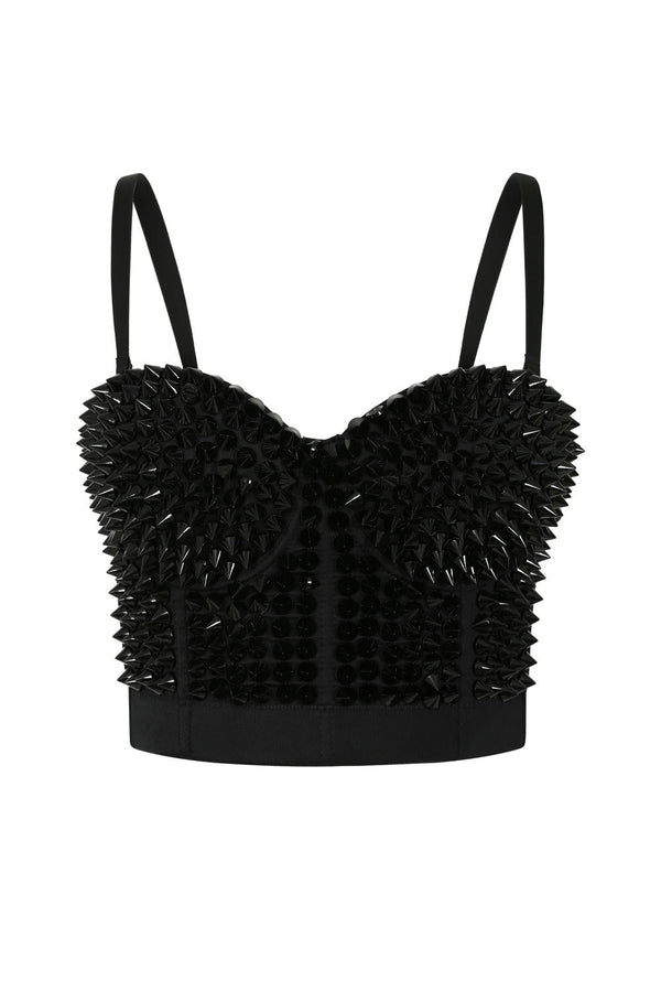 banned alternative Banned Alternative Xenia spikes bustier top