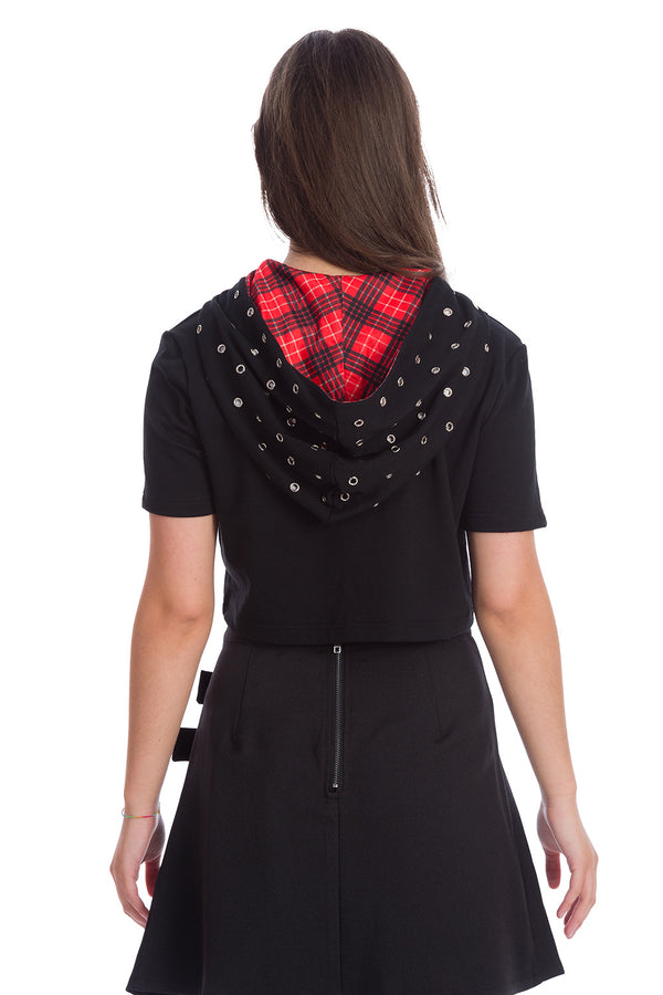 Banned Alternative Banned Alternative Youth Girl Short Sleeve Hoodie