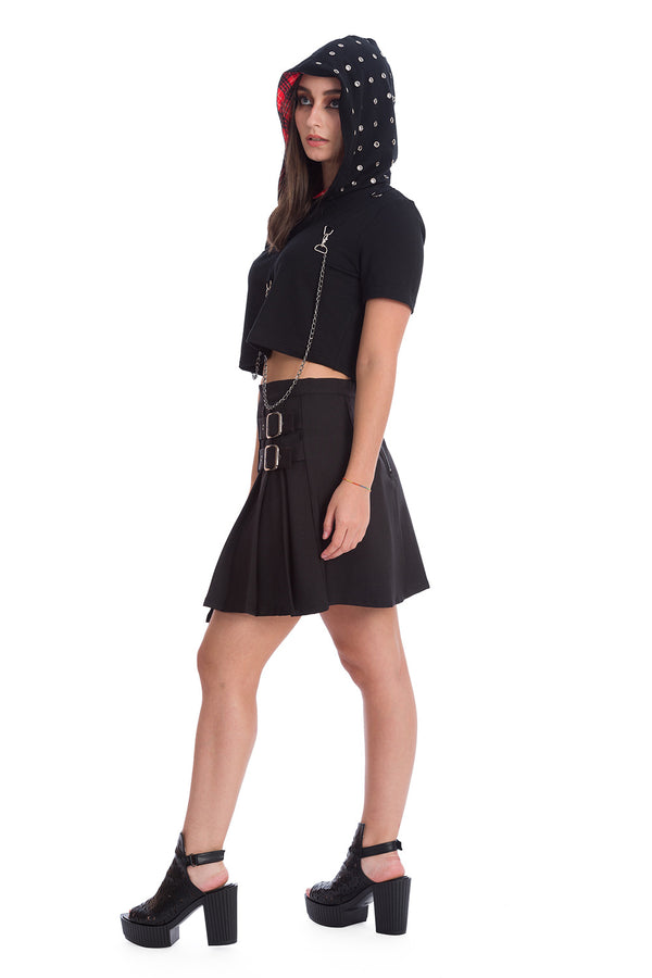 Banned Alternative Banned Alternative Youth Girl Short Sleeve Hoodie