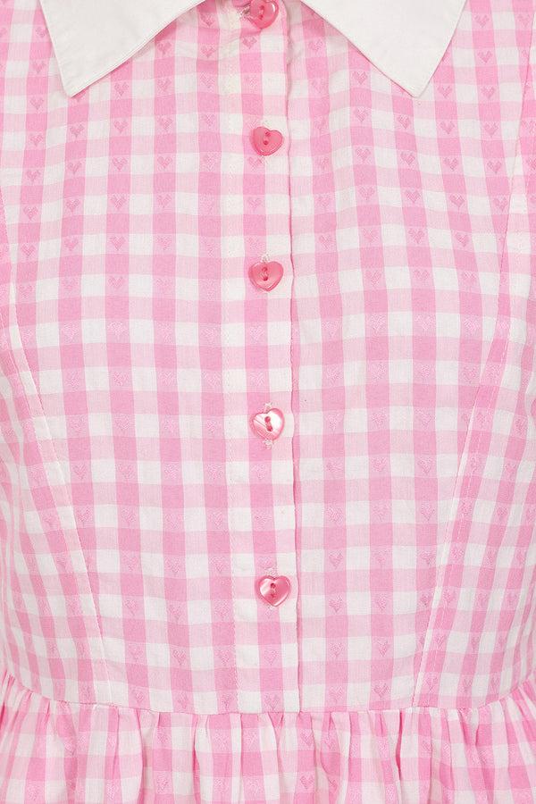 Banned Alternative Banned Alternative YUNA GINGHAM KAWAII DRESS