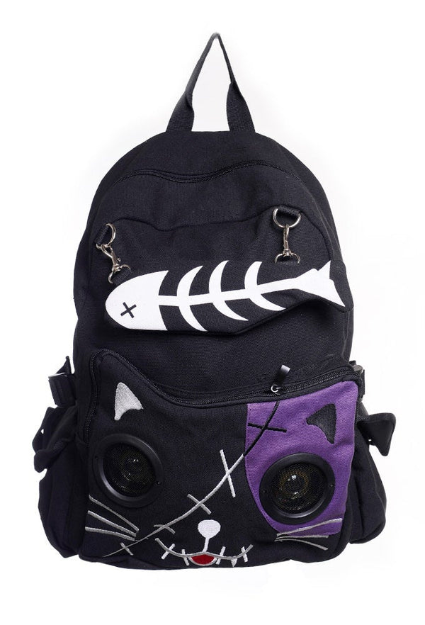 Banned Alternative Banned Alternative Zombie Kitty Speaker Backpack