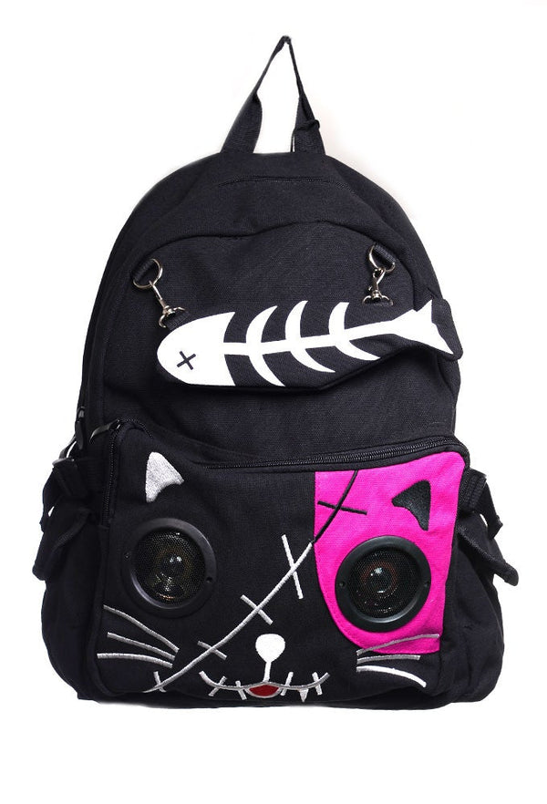 Banned Alternative Banned Alternative Zombie Kitty Speaker Backpack