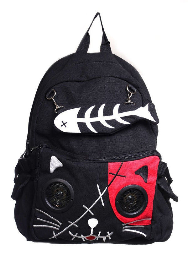 Banned Alternative Banned Alternative Zombie Kitty Speaker Backpack
