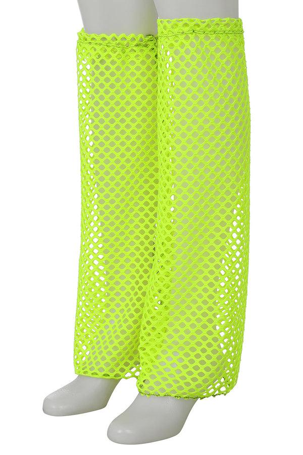banned alternative BANNED Diya Neon Net Legwarmers Bright and Bold Alternative Fashion Accessory