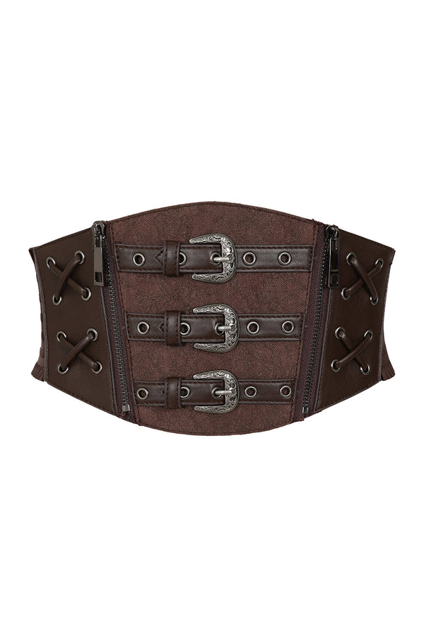 banned alternative BANNED Fading Angel Belt Elegant Lace Corset Belt with Gothic Charm