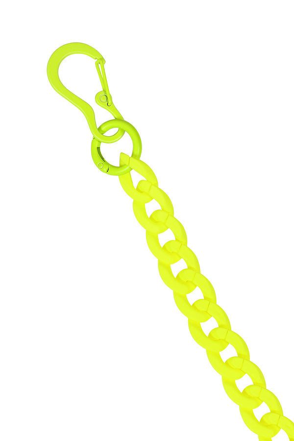 Banned Alternative BANNED Glowbone Trouser Chain Neon Chain Accessory For Gothic And Alternative Styles