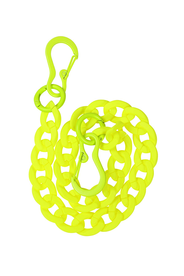 Banned Alternative BANNED Glowbone Trouser Chain Neon Chain Accessory For Gothic And Alternative Styles