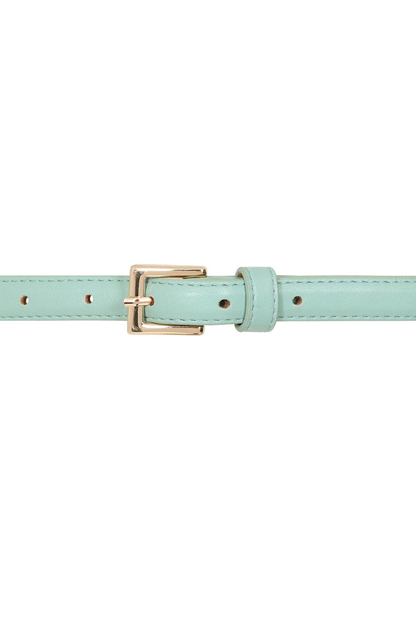 Banned Alternative BANNED Kate Belt Classic Retro Slim Belt With Buckle Closure