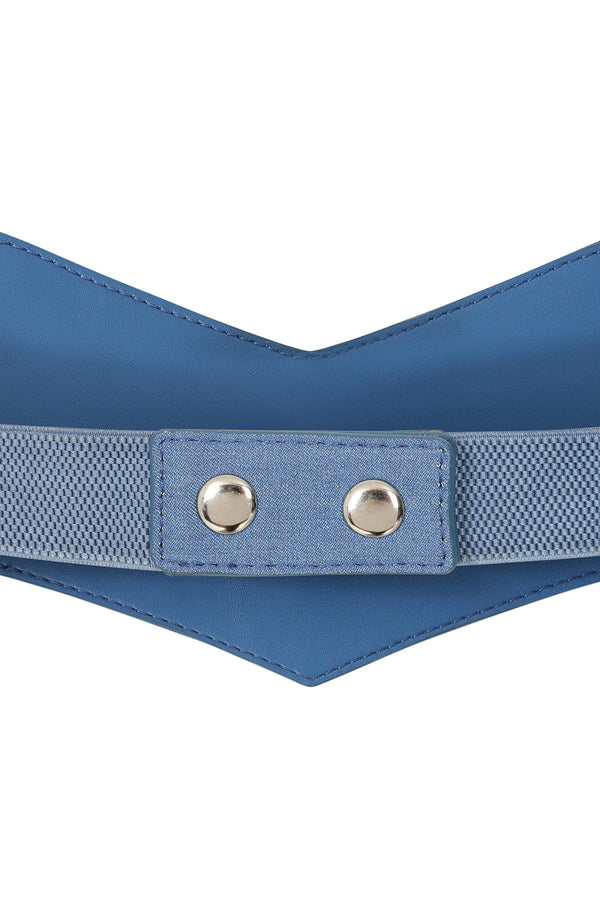 Banned Alternative BANNED Marilou Swallow Belt Retro Embroidered Denim Belt With Swallow Design