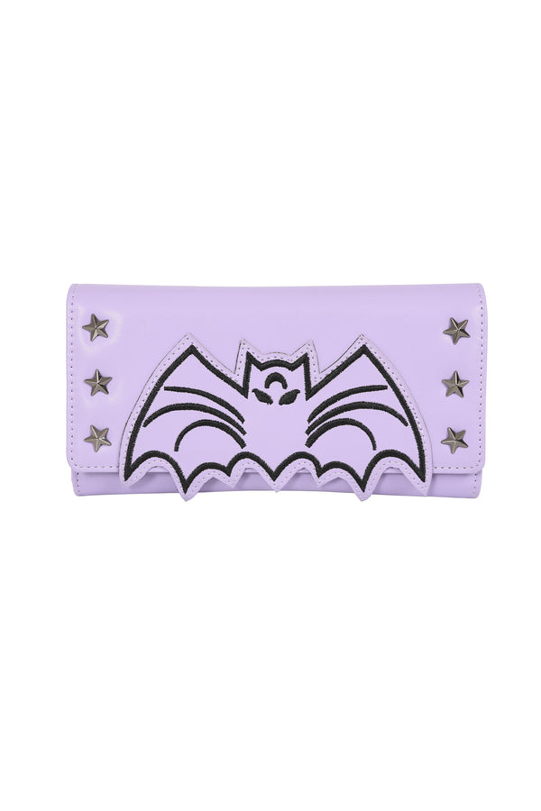 banned alternative BANNED Nocturne Bat Wallet | Pastel Goth Star Card Holder