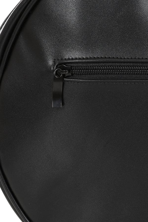 Banned Alternative BANNED Spider Claw Holographic Round Bag | Gothic Web Chain Crossbody