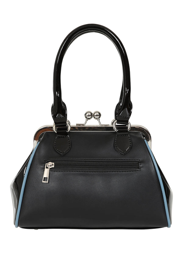 Banned Alternative BANNED The Swallows Return Lacquer Handbag | Rockabilly Embroidered Style