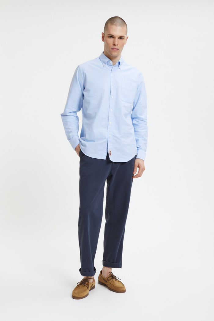 Baracuta American Oxford Shirt Light Blue