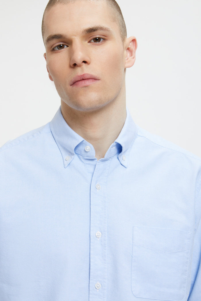 Baracuta American Oxford Shirt Light Blue
