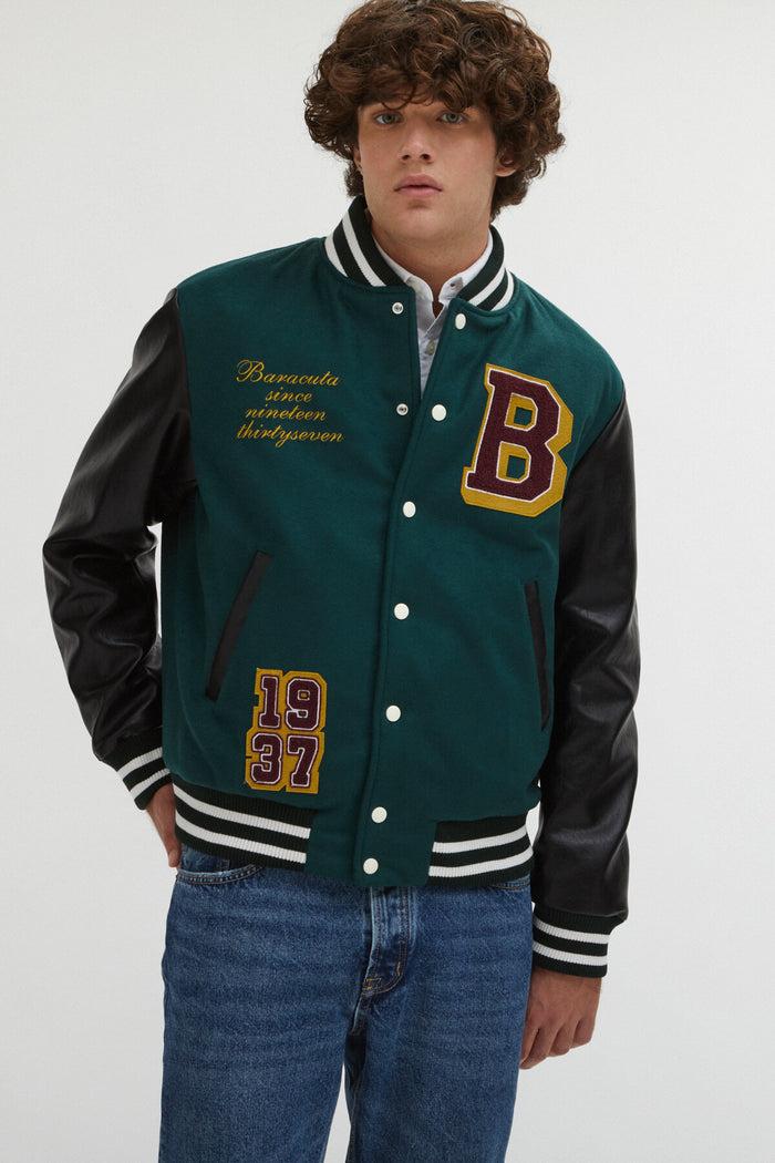 Baracuta Baracuta Varsity Jacket Dark Forest