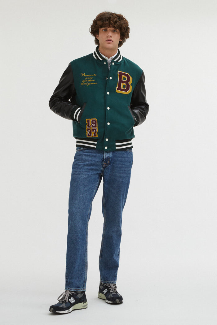 baracuta Baracuta Varsity Jacket Dark forest