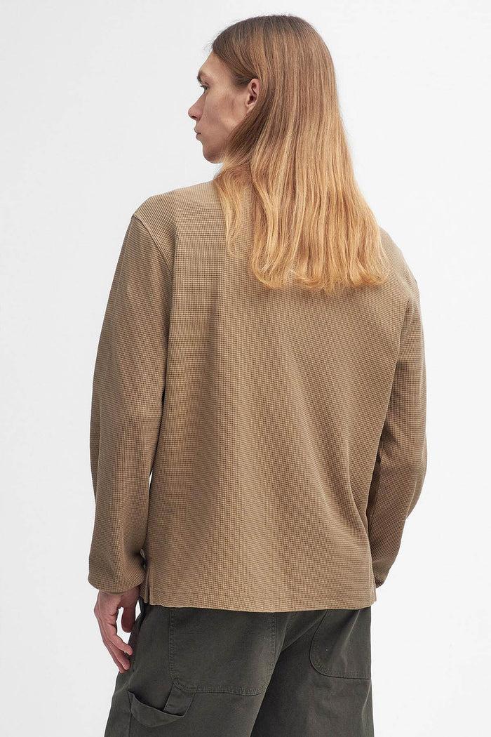 Baracuta Barbour X Baracuta Henley T-Shirt Tan