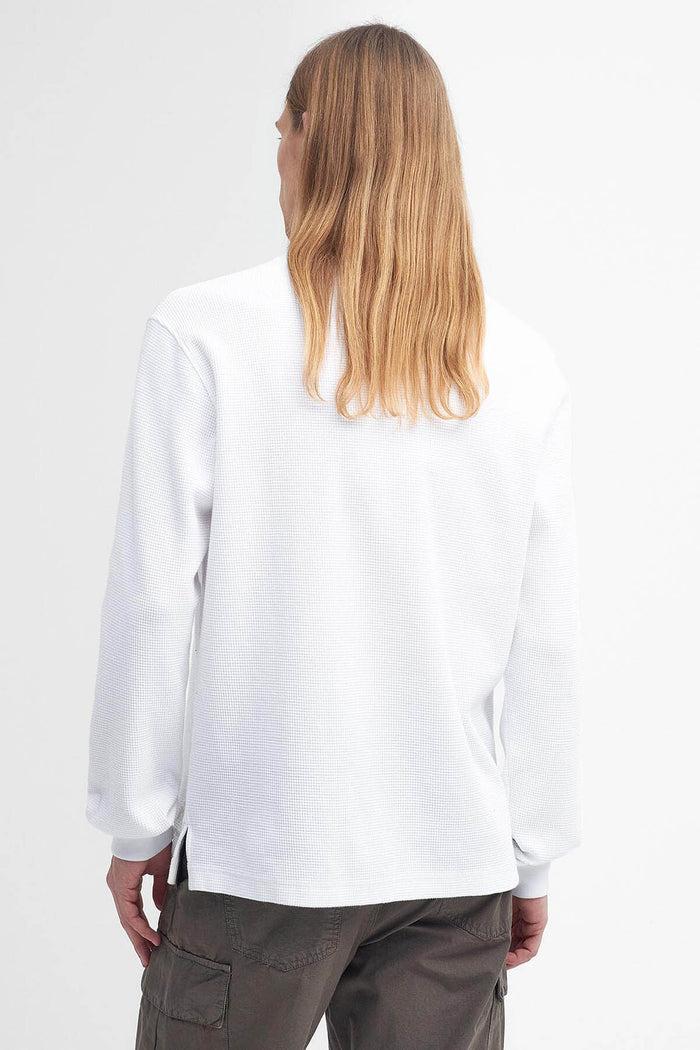 Baracuta Barbour X Baracuta Henley T-Shirt White