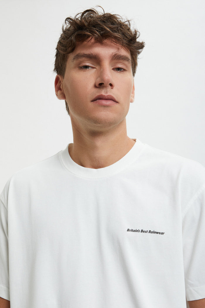 Baracuta Britain Rainwear T-Shirt Ivory