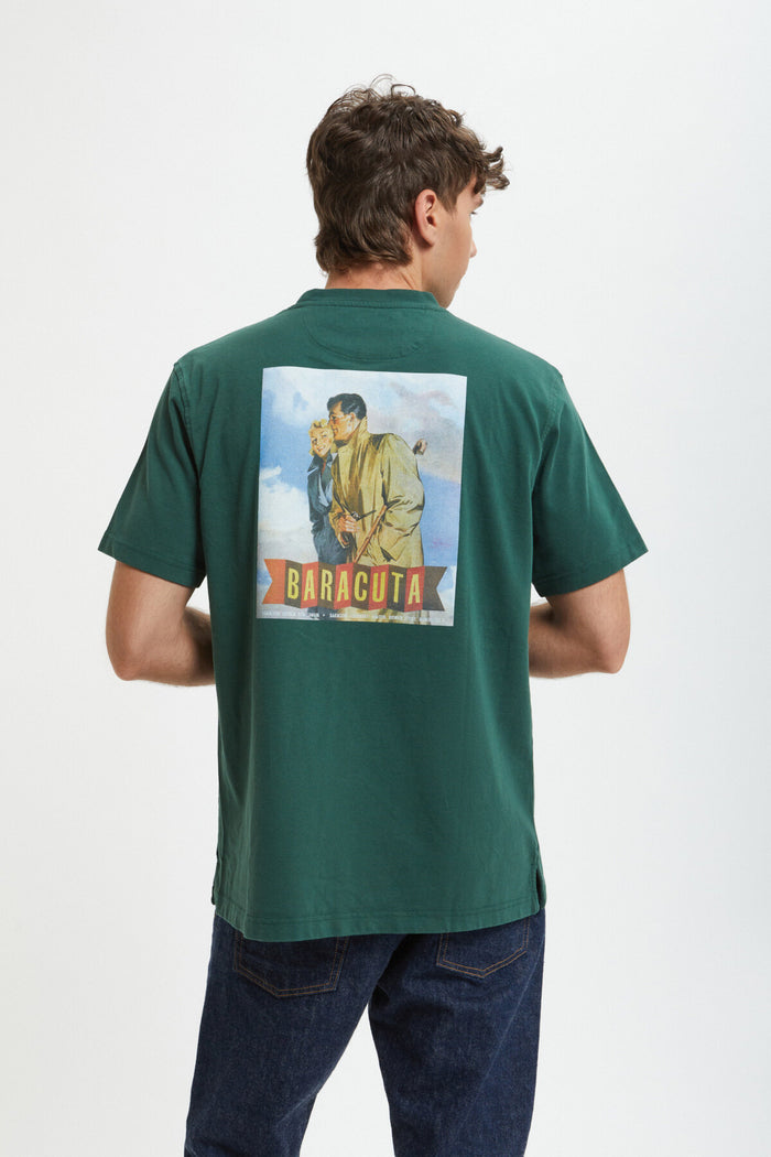 Baracuta Britain Rainwear T-Shirt Racing Green