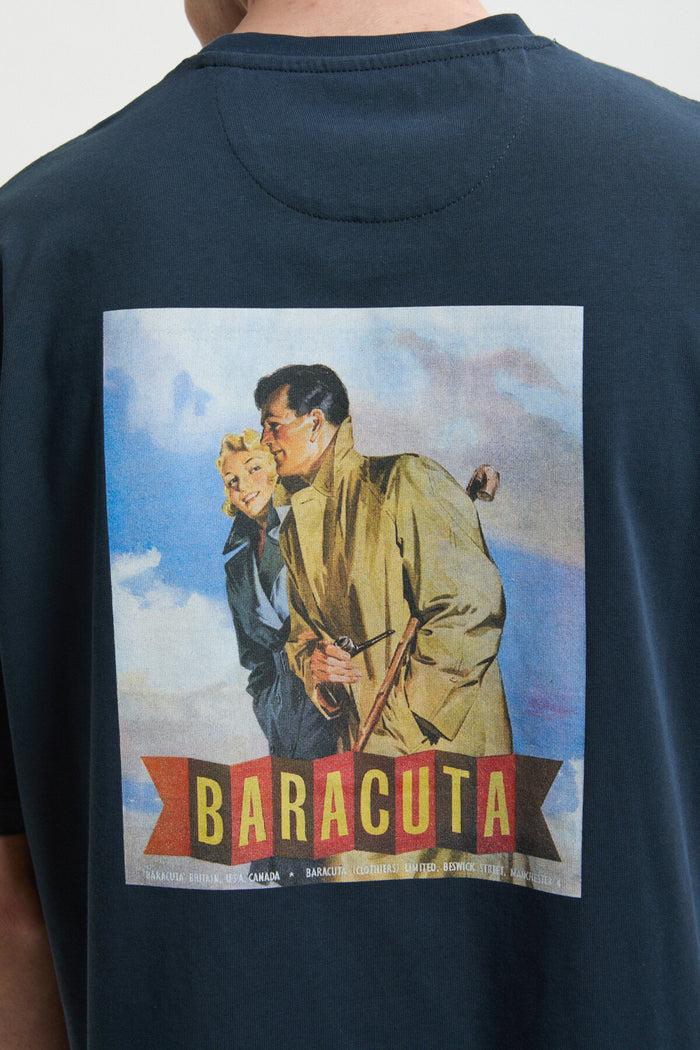 Baracuta Britain Rainwear T-Shirt Sea Storm