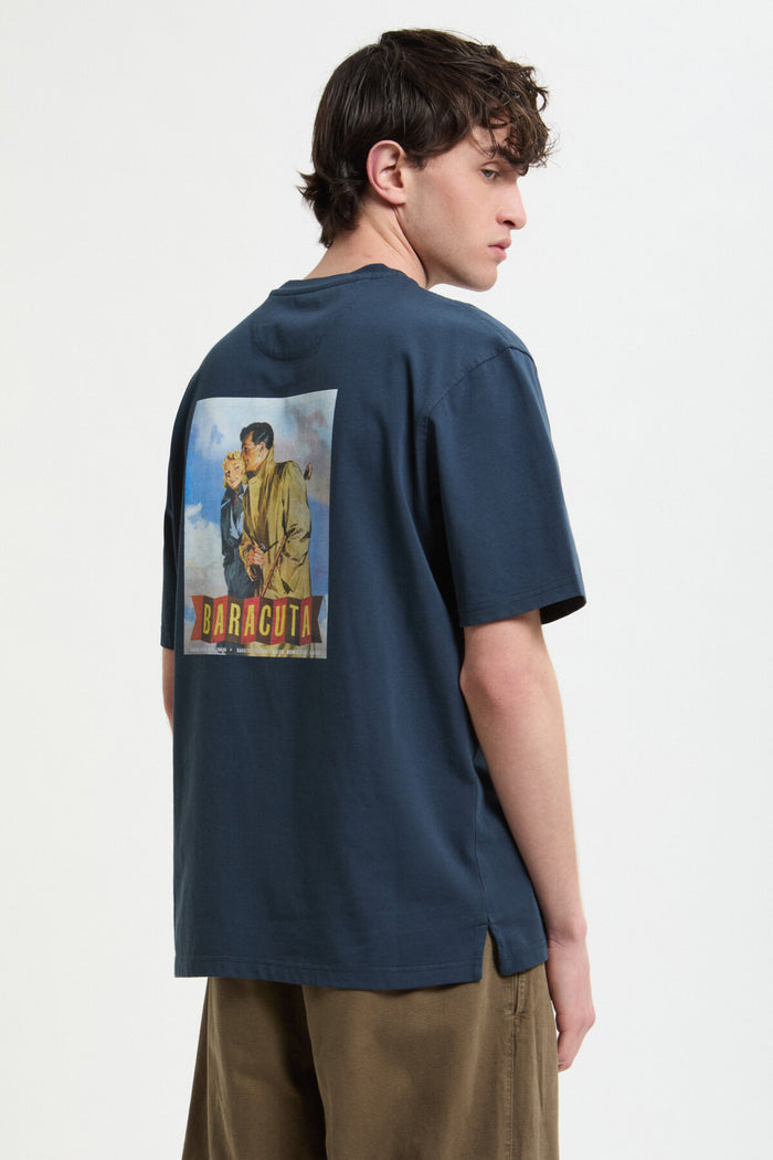 baracuta Britain Rainwear T-Shirt Sea storm