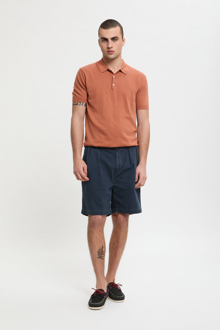 baracuta Canvas Garment Dyed Shorts Sea storm