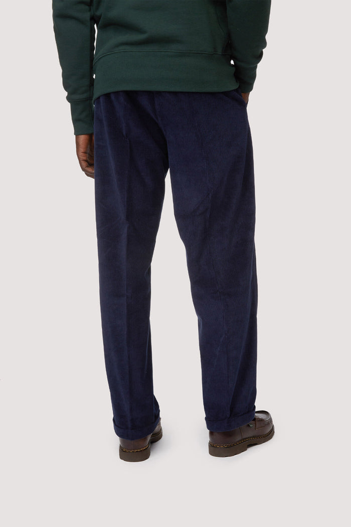 Baracuta Corduroy Trousers Navy