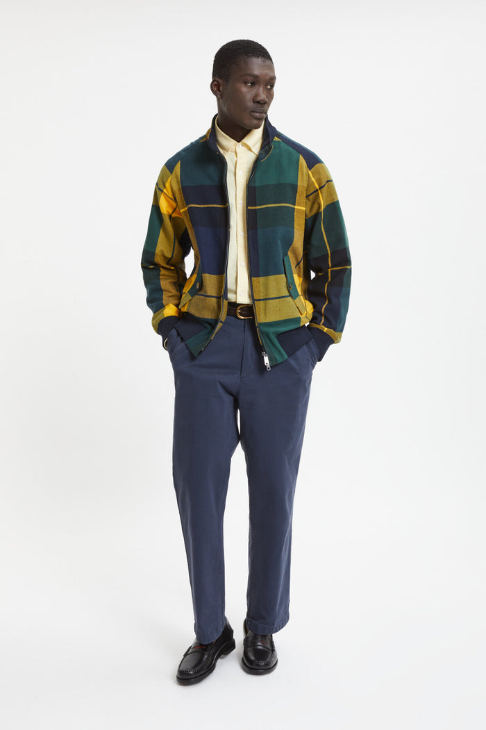 Baracuta Cotton Pattern G9 Yellow Plaid