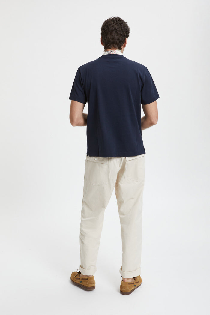 Baracuta Cotton T-Shirt Navy