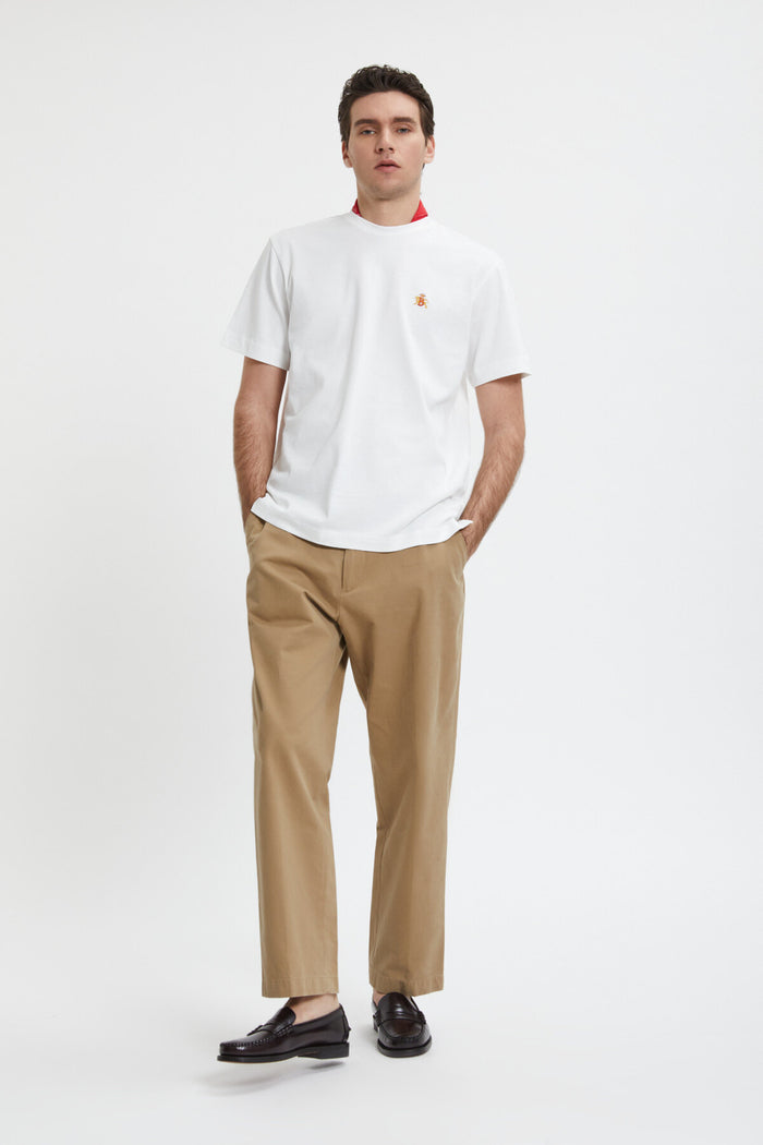 Baracuta Cotton T-Shirt Off White