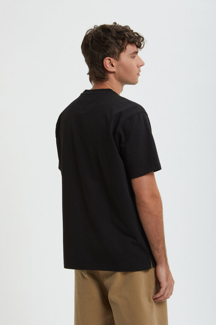 Baracuta Faded Logo T-Shirt Black