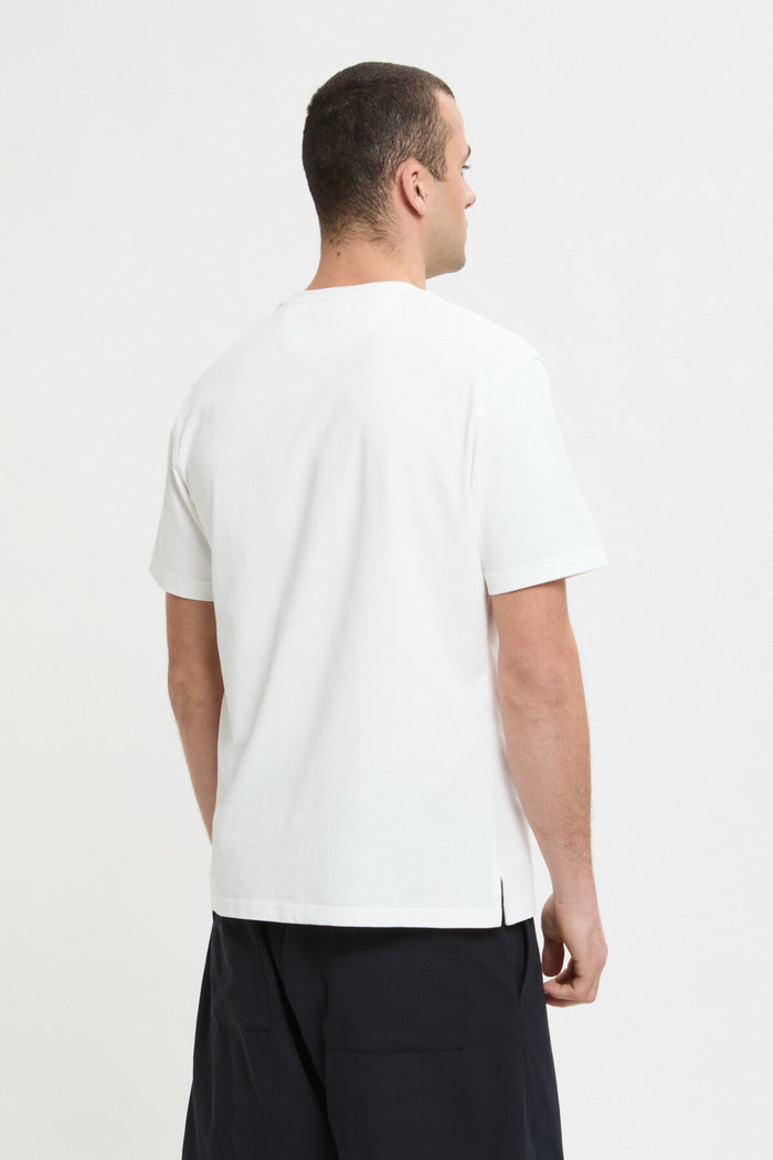 Baracuta Faded Logo T-Shirt Ivory