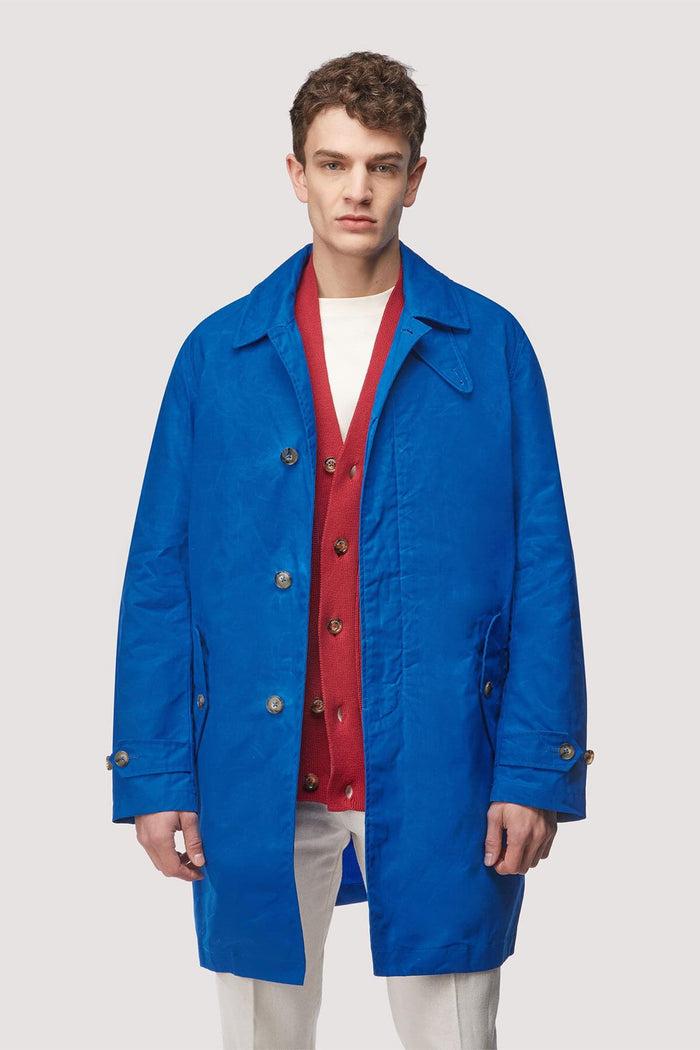 Baracuta G10 Waxed Coat Lapis