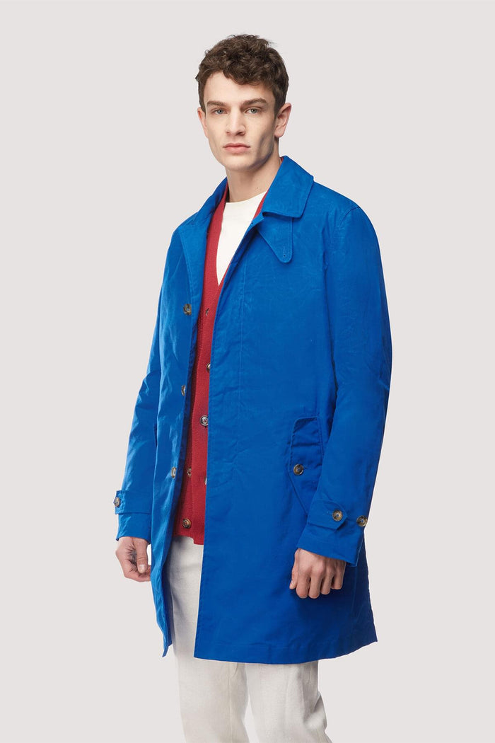 Baracuta G10 Waxed Coat Lapis