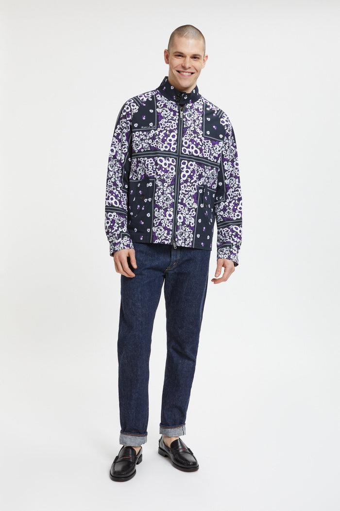 Baracuta G4 Bandana X NÒMARYTHM TEXTILE Dark Navy