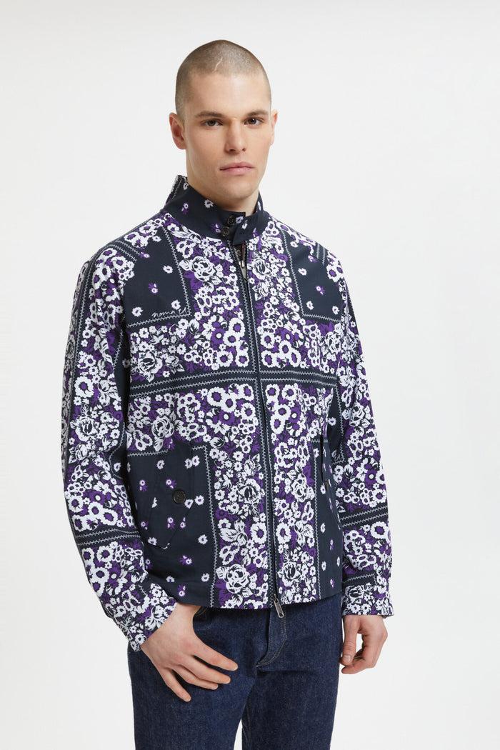 Baracuta G4 Bandana X NÒMARYTHM TEXTILE Dark Navy