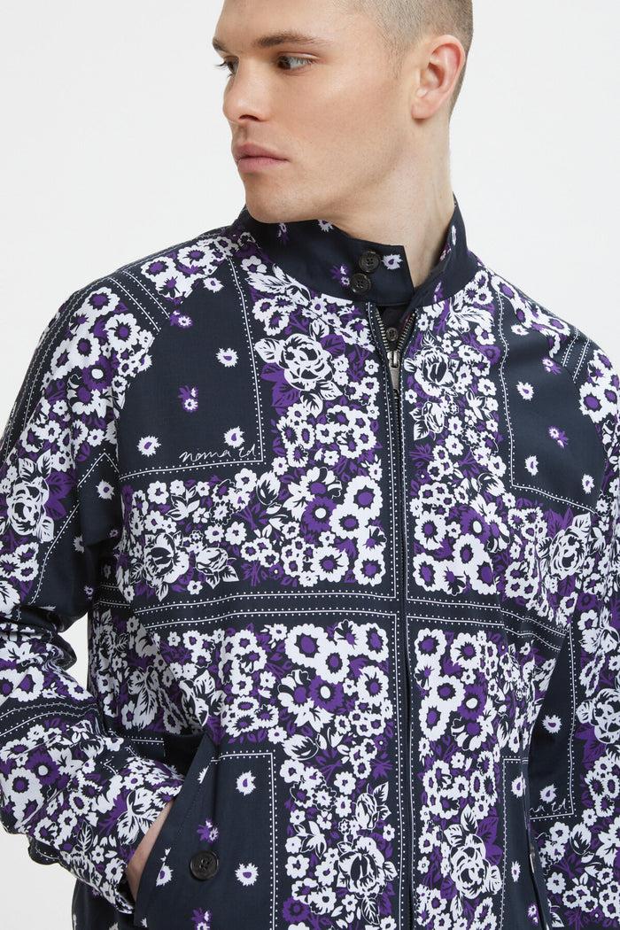 baracuta G4 Bandana X NÒMARYTHM TEXTILE Dark navy