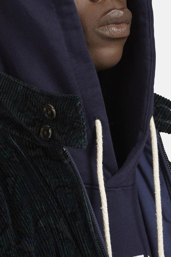 Baracuta G4 Pattern Corduroy Paisley Navy
