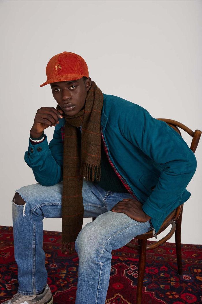 baracuta G4 Suede Peacock blue