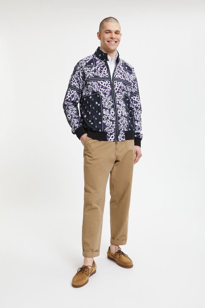 Baracuta G9 Bandana X NÒMARYTHM TEXTILE Dark Navy