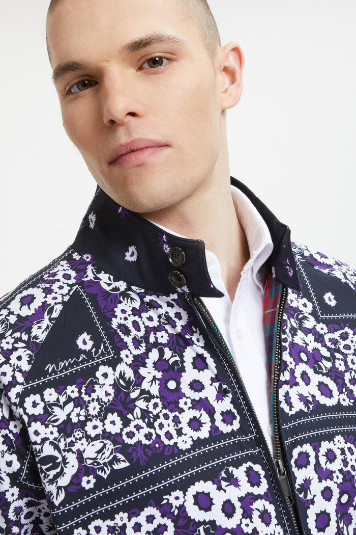 Baracuta G9 Bandana X NÒMARYTHM TEXTILE Dark Navy