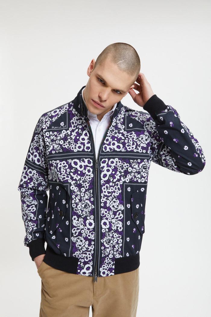 baracuta G9 Bandana X NÒMARYTHM TEXTILE Dark navy