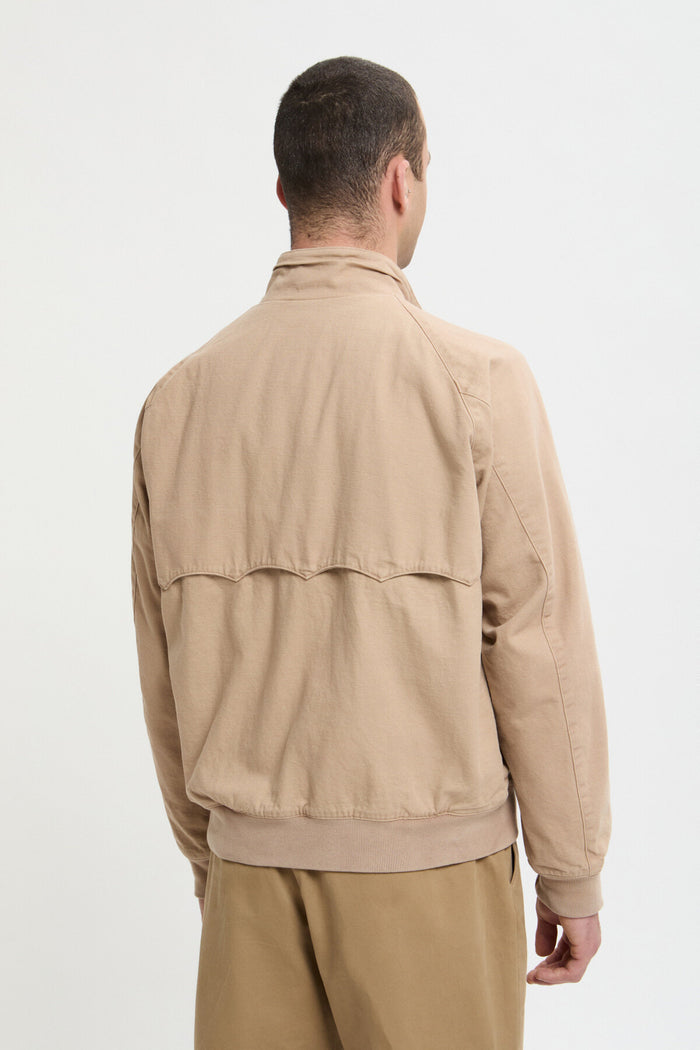 Baracuta G9 Canvas Garment Dyed British Khaki