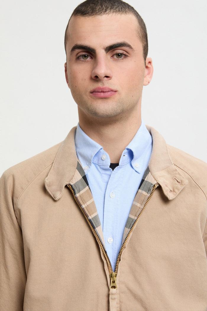 Baracuta G9 Canvas Garment Dyed British Khaki