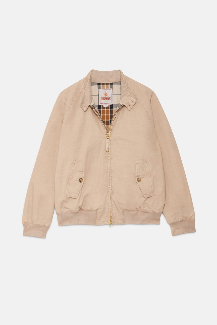 Baracuta G9 Canvas Garment Dyed British Khaki